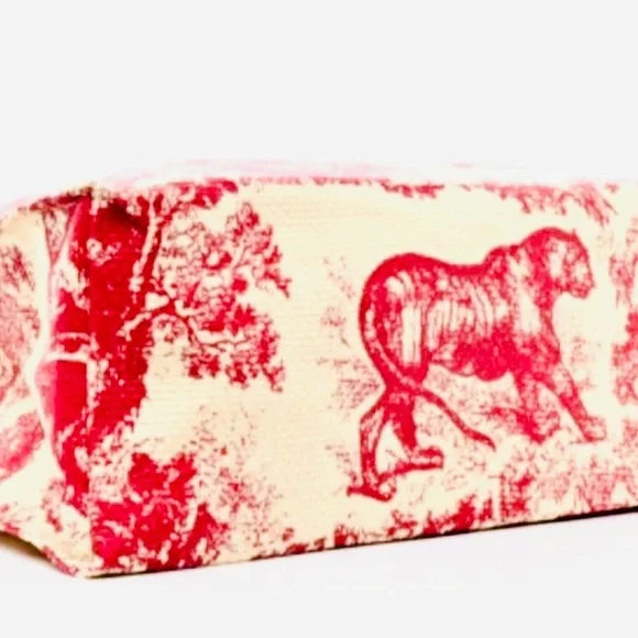 Christian Dior Pink Toile de Jouy Canvas Tote Bag - Picture 5 of 7